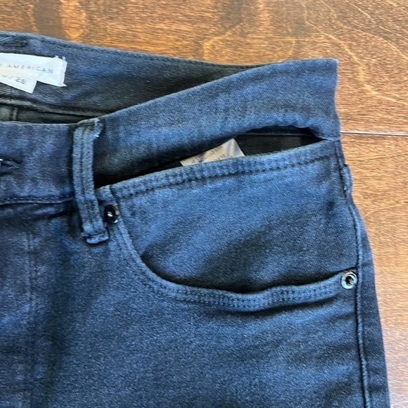 Good American Good Waist Slit GLSW419T Black210 6 / 28 - Picture 7 of 11